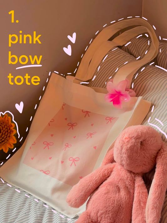 Pink Bow Tote